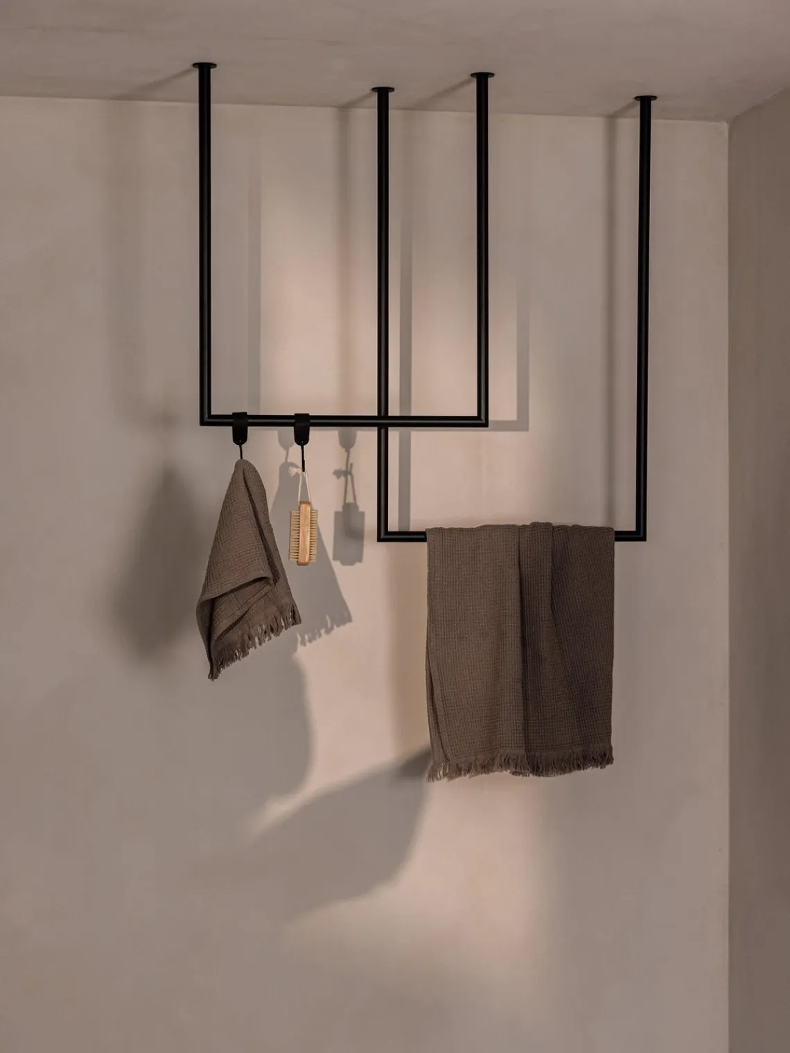 Toalleros|Jarrones>Metallbude Set de toalleros de metal Tensi, 2 uds.