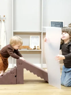 Juguetes A Partir De 1 Año|Decoración Infantil>bObles Set de tobogán y escalada Dino, 2 pzas. Rosa palo, malva