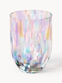 Vasos|Vajillas Completas>ANNA VON LIPA Set de vasos de agua pequeños artesanales Splash, 6 uds.