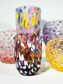 Vasos|Vajillas Completas></noscript>ANNA VON LIPA Set de vasos de agua pequeños artesanales Splash, 6 uds.