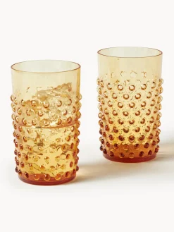 Discount Set de vasos soplaos Hobnail, 6 uds. Vasos|Vajillas Completas