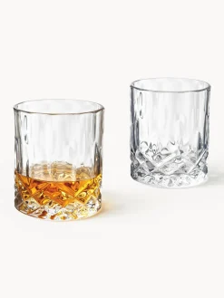 Sale Set de whisky con relieve de cristal George, 3 pzas. Copas De Cóctel|Vajillas Completas