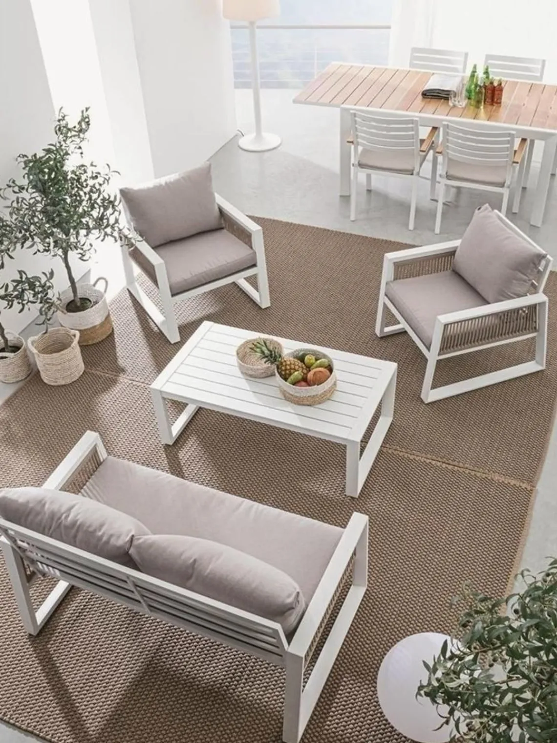 Conjuntos Jardín|Muebles De Jardín>Bizzotto Set lounge de exterior Captiva, 4 pzas.