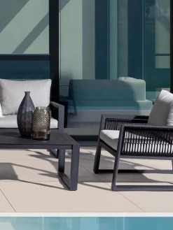 Conjuntos Jardín|Muebles De Jardín>Bizzotto Set lounge para exterior Captiva, 4 pzas.