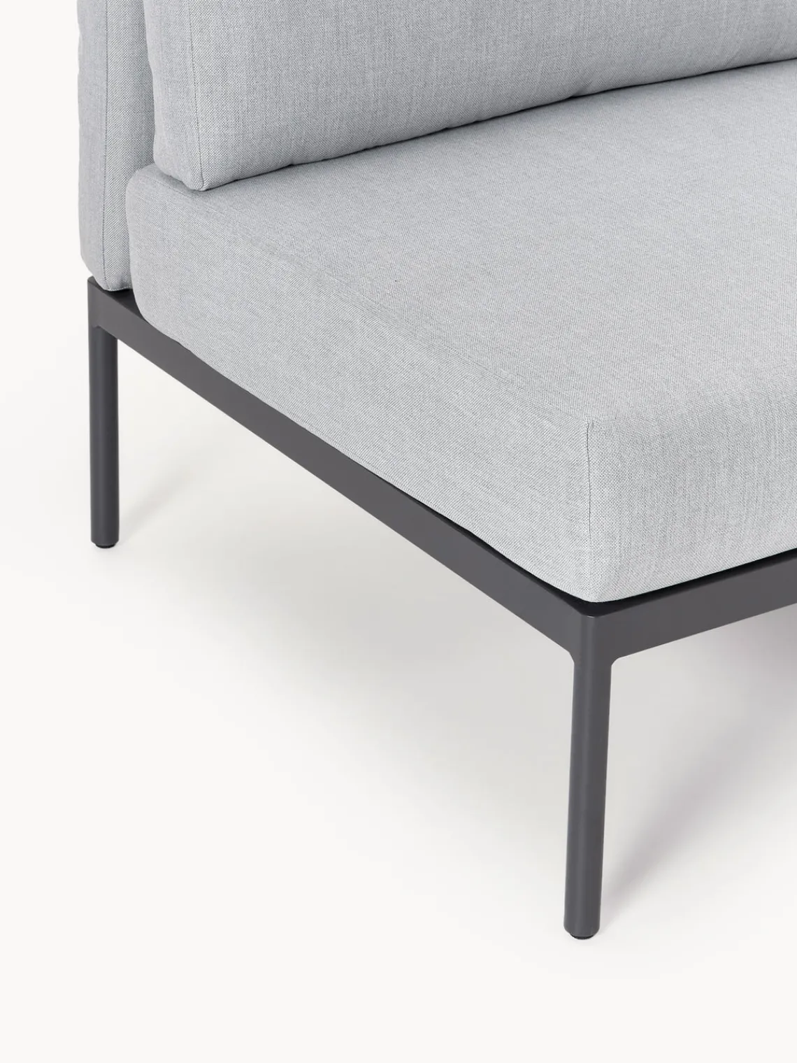 Conjuntos Jardín|Muebles De Jardín>Westwing Collection Set lounge para exterior Linden, 2 pzas. Gris oscuro, gris claro