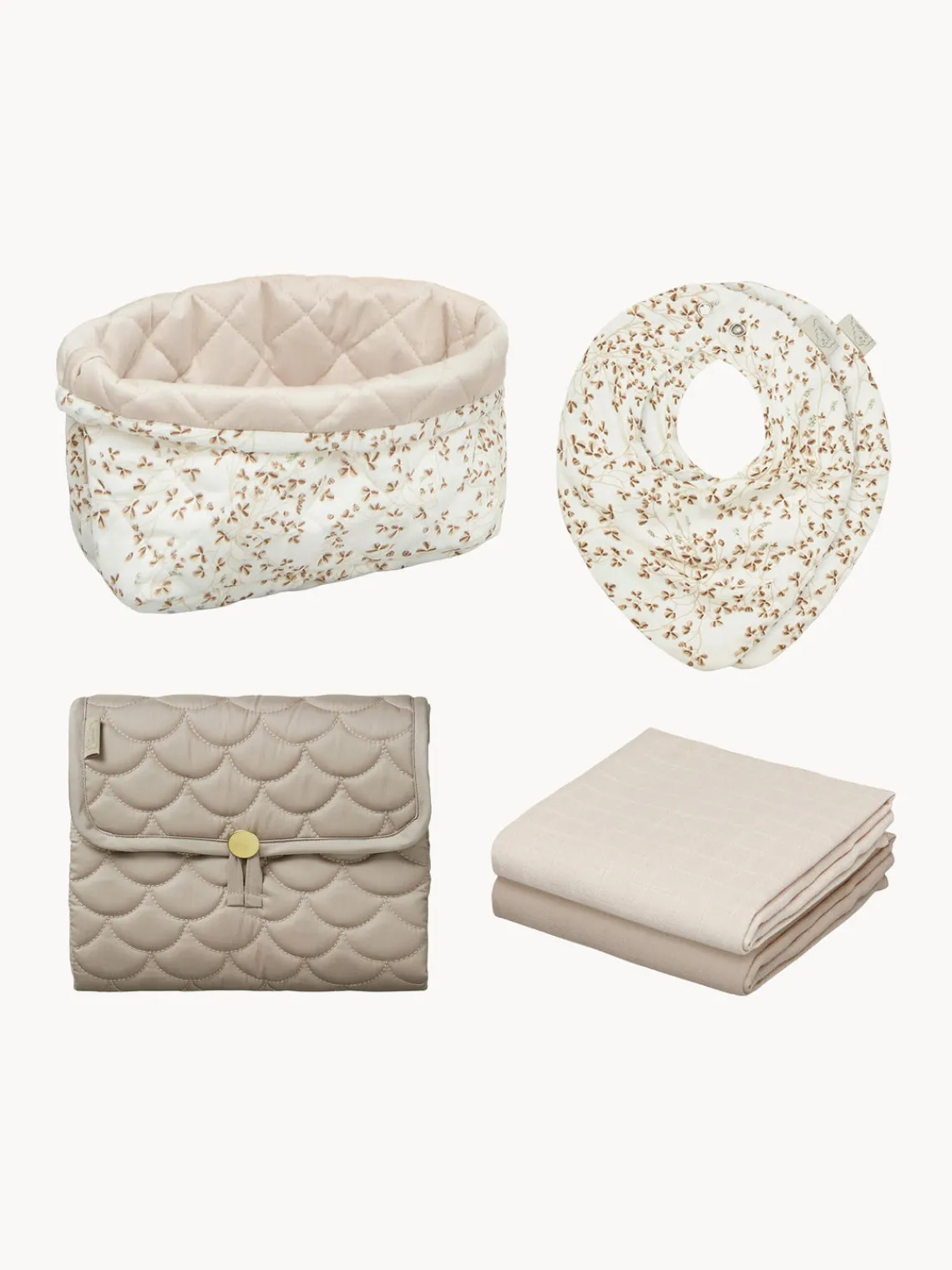 Best Set para el cuidado del bebé , 6 pzas. Niños Decoración Infantil|Muselinas Y Pañales De Tela