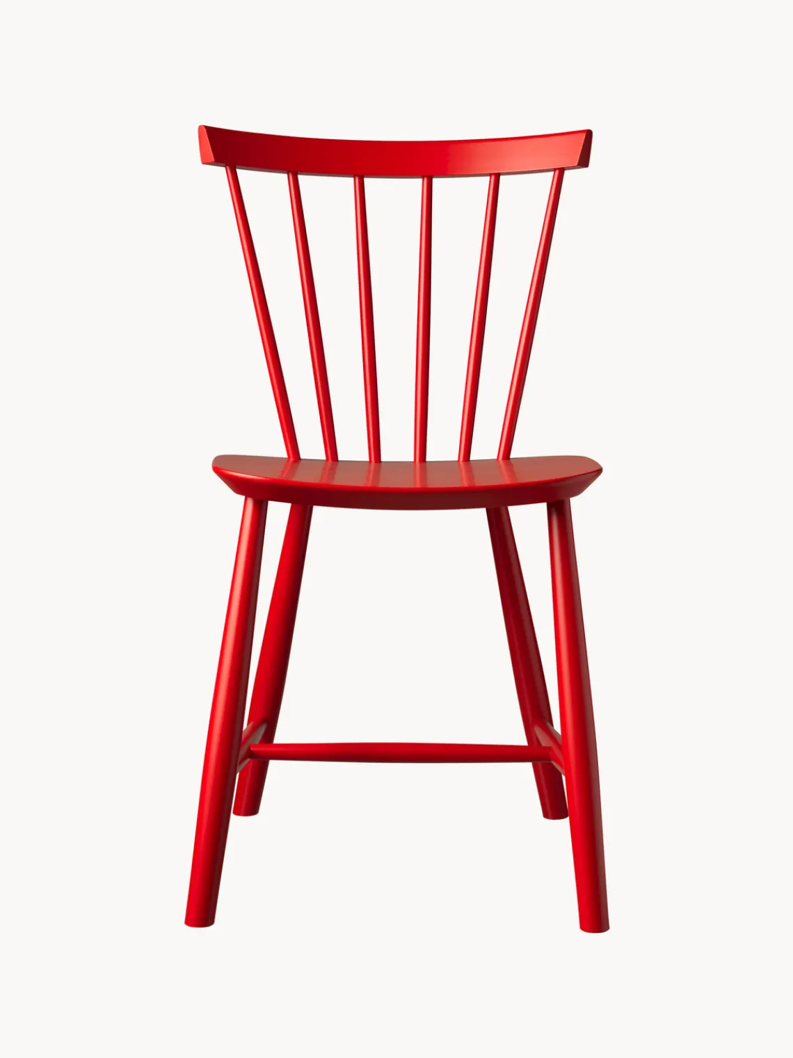 Sillas De Madera|Sillas>FDB Møbler Silla artesanal de madera de haya J46 Rojo