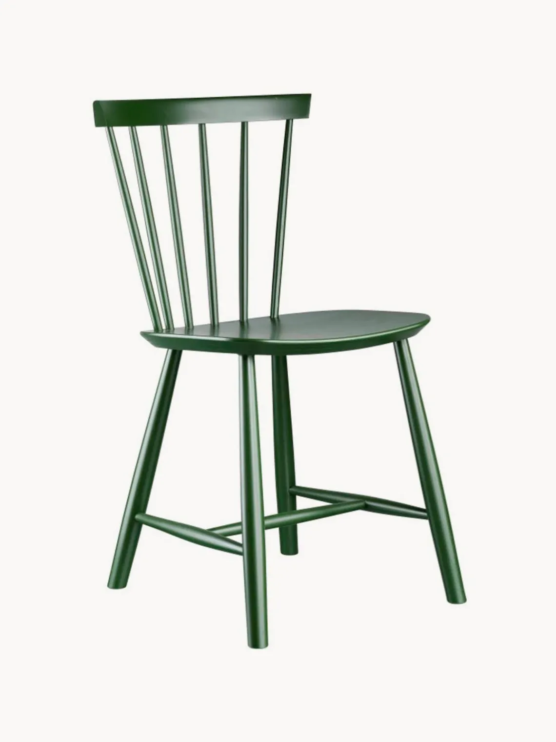 Sillas De Madera|Sillas>FDB Møbler Silla artesanal de madera de haya J46 Verde oscuro