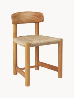 Sillas>GUBI Silla artesanal de madera de pino Daumiller Madera de pino, beige