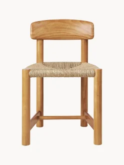 Sillas></noscript>GUBI Silla artesanal de madera de pino Daumiller Madera de pino, beige