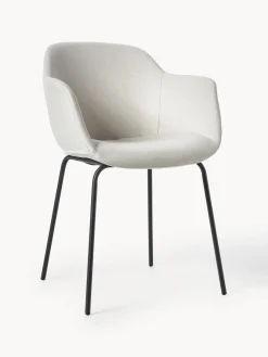 Hot Silla con asiento estrecho y reposabrazos Fiji Sillas Con Reposabrazos|Sillas