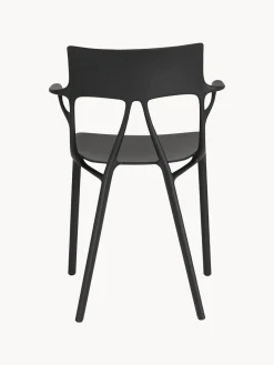 Sillas De Jardín|Sillas Con Reposabrazos></noscript>Kartell Silla con reposabrazos A.I., 2 uds. Negro