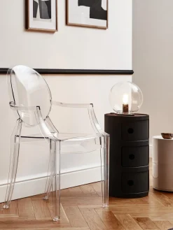 Sillas Con Reposabrazos|Sillas>Kartell Silla con reposabrazos de diseño Louis Ghost