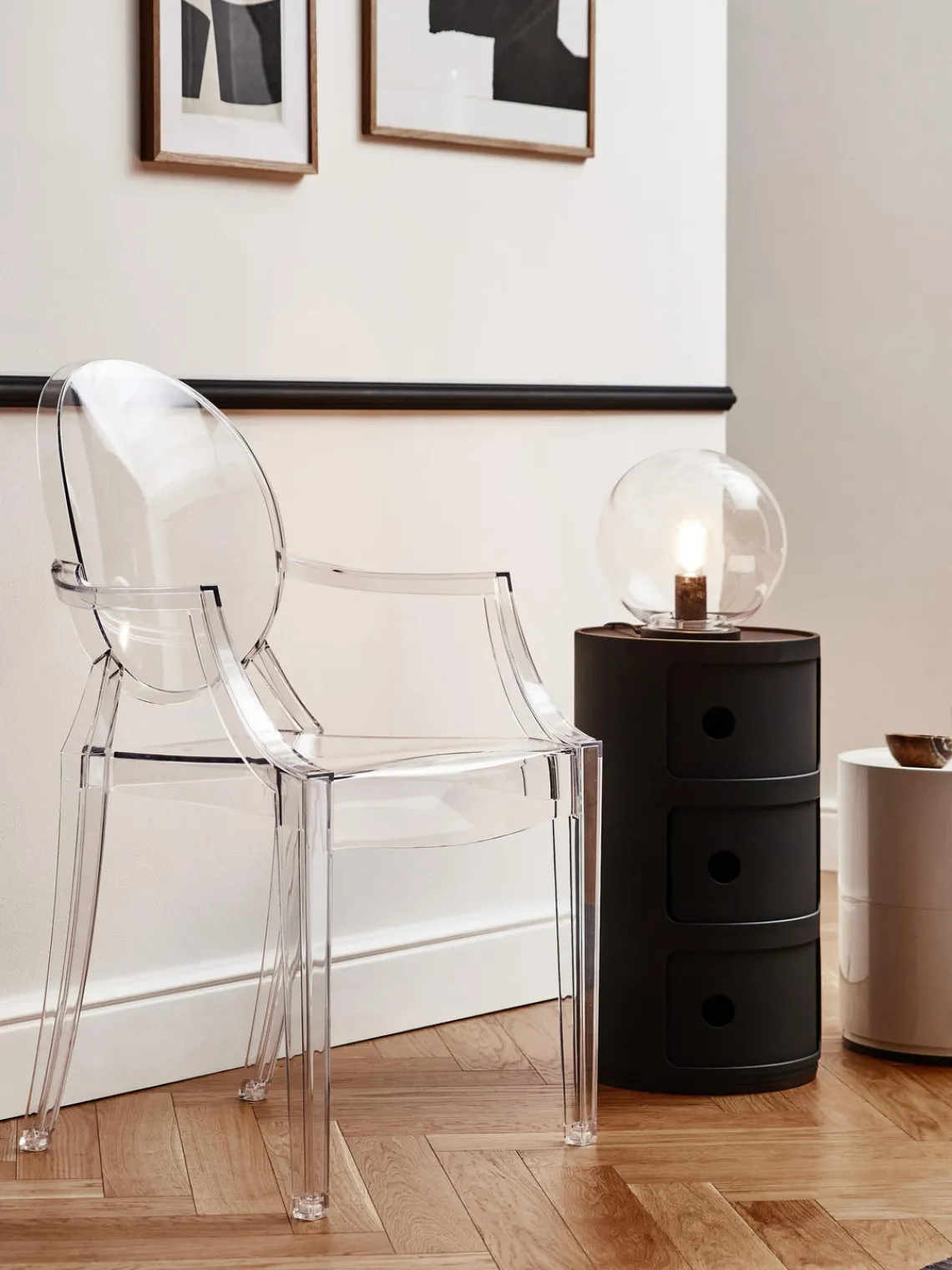 Sillas Con Reposabrazos|Sillas>Kartell Silla con reposabrazos de diseño Louis Ghost