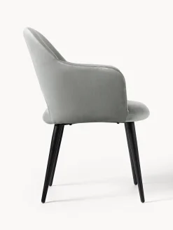 Hot Silla con reposabrazos de terciopelo Rachel Sillas Con Reposabrazos|Sillas