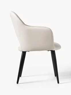 Silla con reposabrazos de terciopelo Rachel Sillas Con Reposabrazos|Sillas