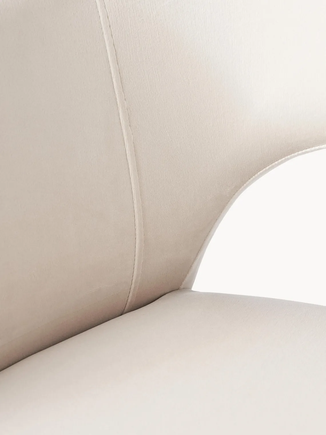 Silla con reposabrazos de terciopelo Rachel Sillas Con Reposabrazos|Sillas