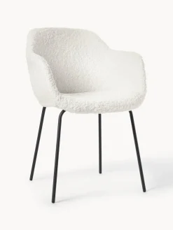 Outlet Silla con reposabrazos de borreguillo Fiji Sillas Con Reposabrazos|Sillas