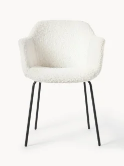 Outlet Silla con reposabrazos de borreguillo Fiji Sillas Con Reposabrazos|Sillas