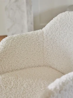 Outlet Silla con reposabrazos de borreguillo Fiji Sillas Con Reposabrazos|Sillas