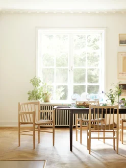 Best Silla con reposabrazos de roble J81 Sillas