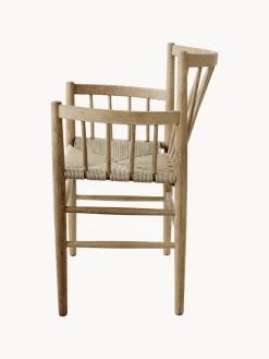 Best Silla con reposabrazos de roble J81 Sillas