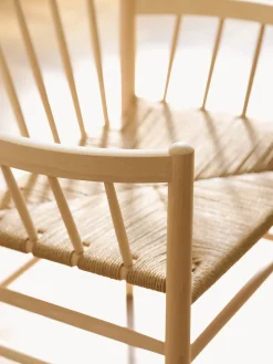 Best Silla con reposabrazos de roble J81 Sillas