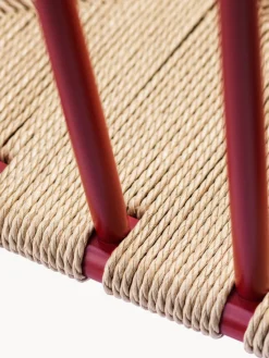 Sillas></noscript>FDB Møbler Silla con reposabrazos de madera J81 Rojo, beige