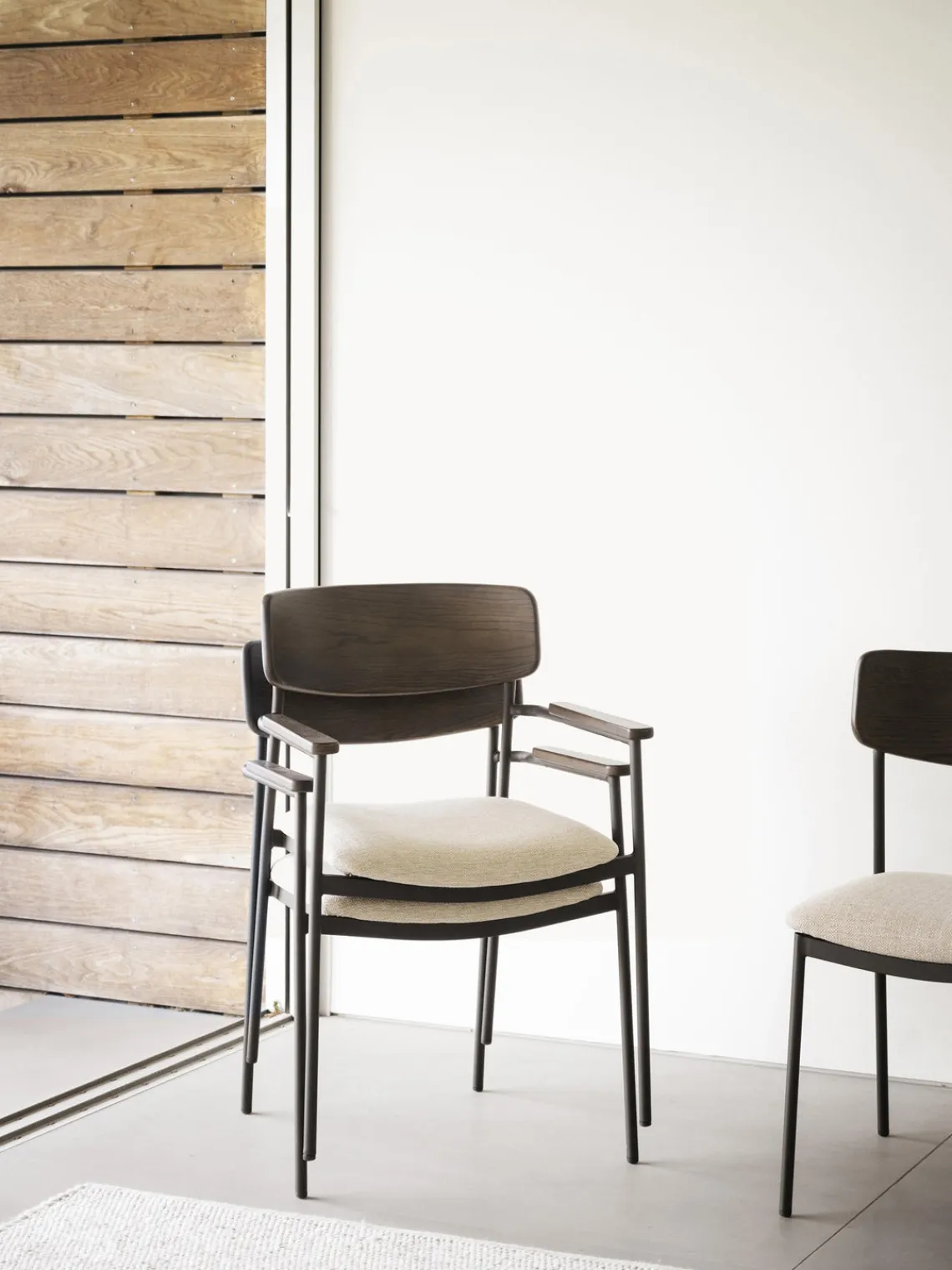 Sillas De Madera|Sillas Con Reposabrazos>Rowico Home Silla con reposabrazos de madera de roble Maymont, 2 uds.