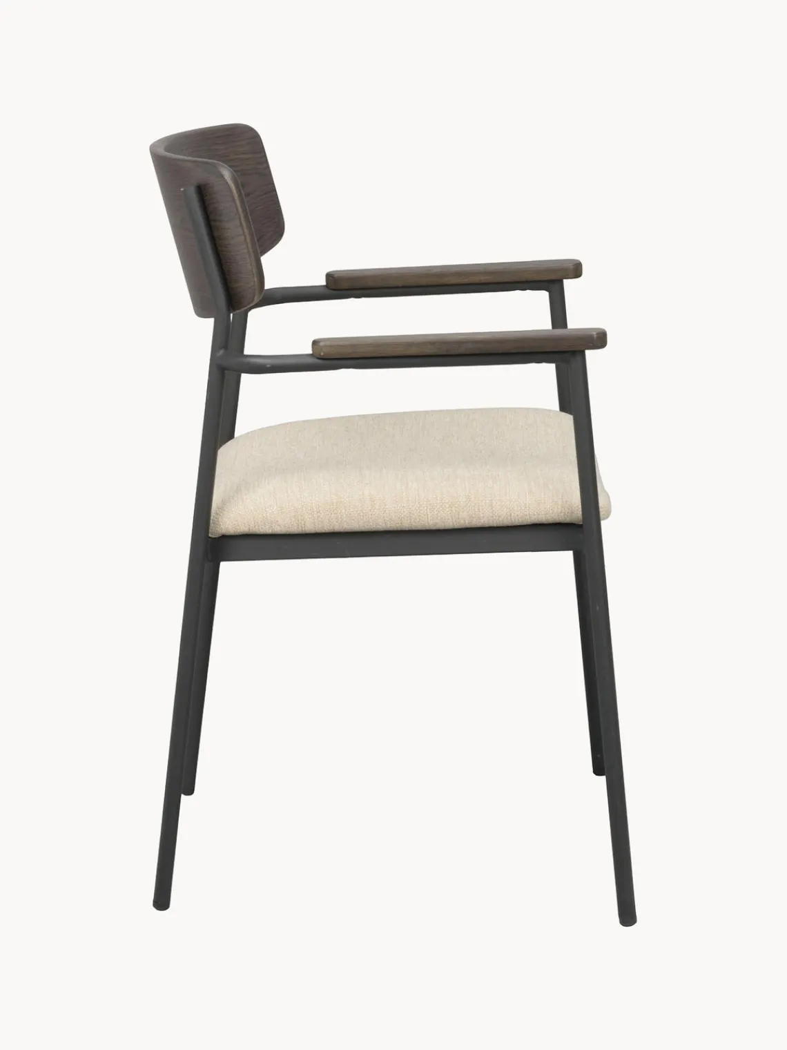 Sillas De Madera|Sillas Con Reposabrazos>Rowico Home Silla con reposabrazos de madera de roble Maymont, 2 uds.