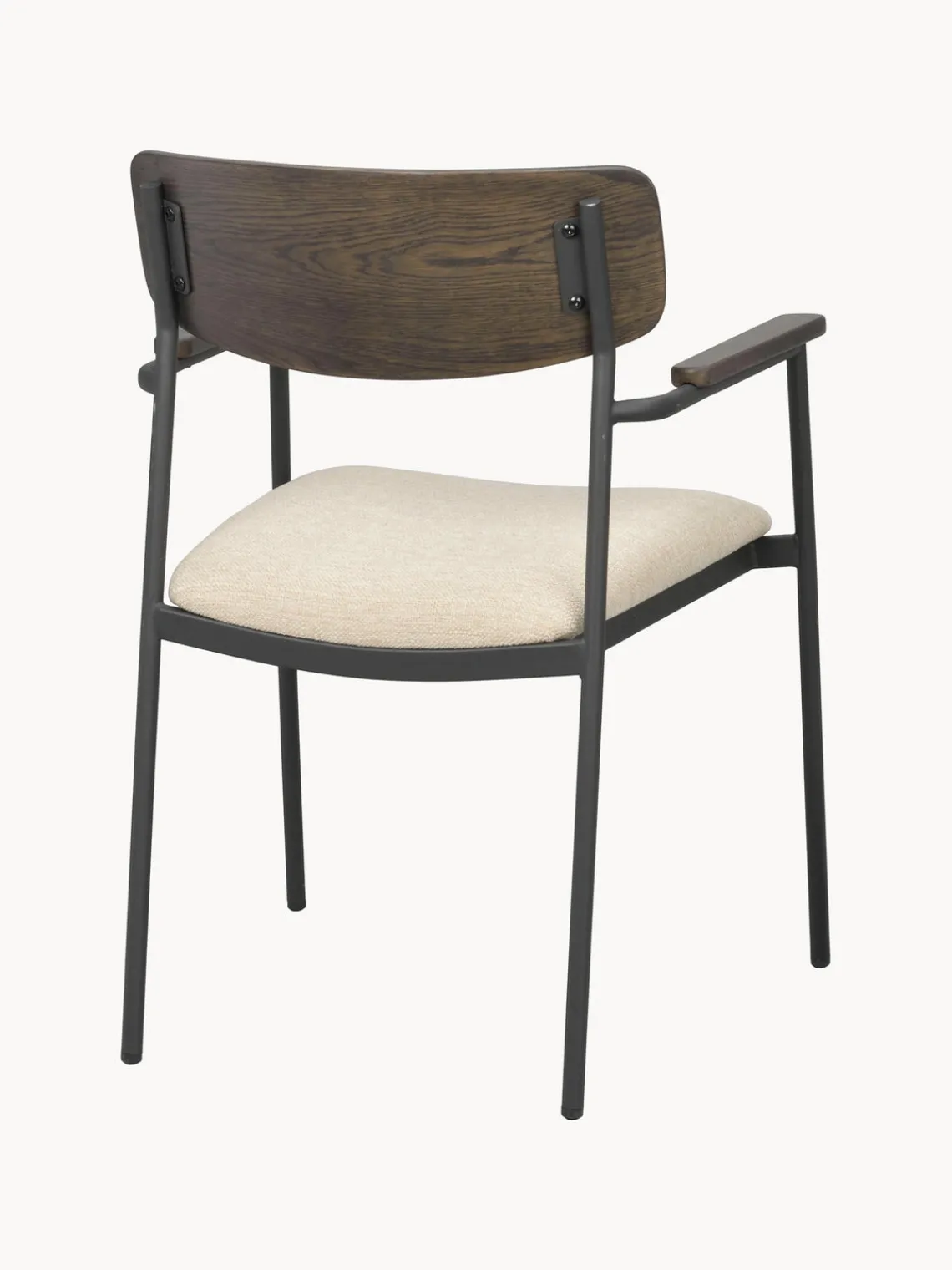 Sillas De Madera|Sillas Con Reposabrazos>Rowico Home Silla con reposabrazos de madera de roble Maymont, 2 uds.