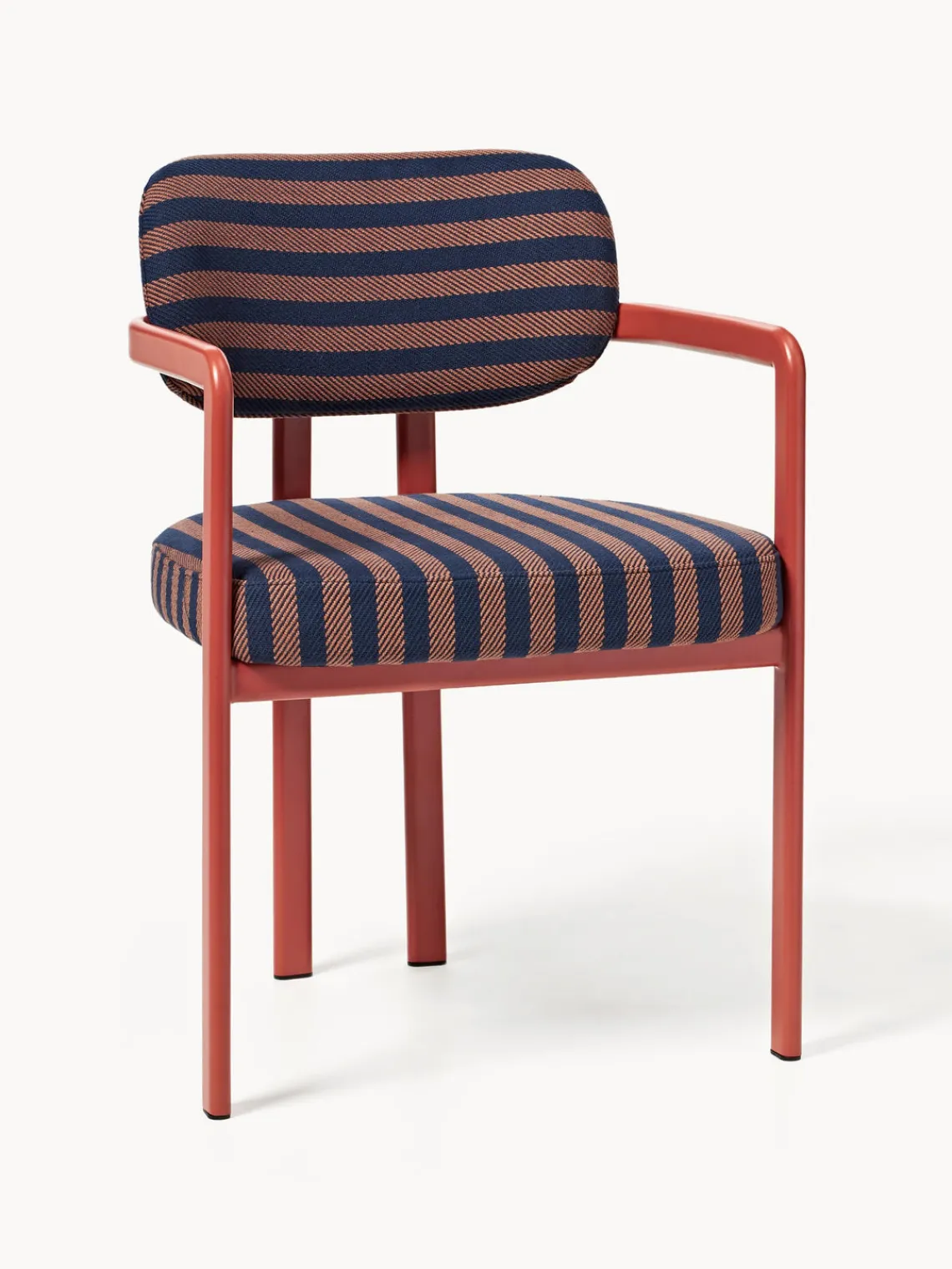 Sillas Con Reposabrazos|Sillas>Westwing Collection Silla con reposabrazos de diseño DEDAR Milano x Westwing Adrien Tejido de sarga, Voulez-Vous Tiramisu