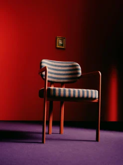 Sillas Con Reposabrazos|Sillas>Westwing Collection Silla con reposabrazos de diseño DEDAR Milano x Westwing Adrien Tejido de sarga, Voulez-Vous Tiramisu