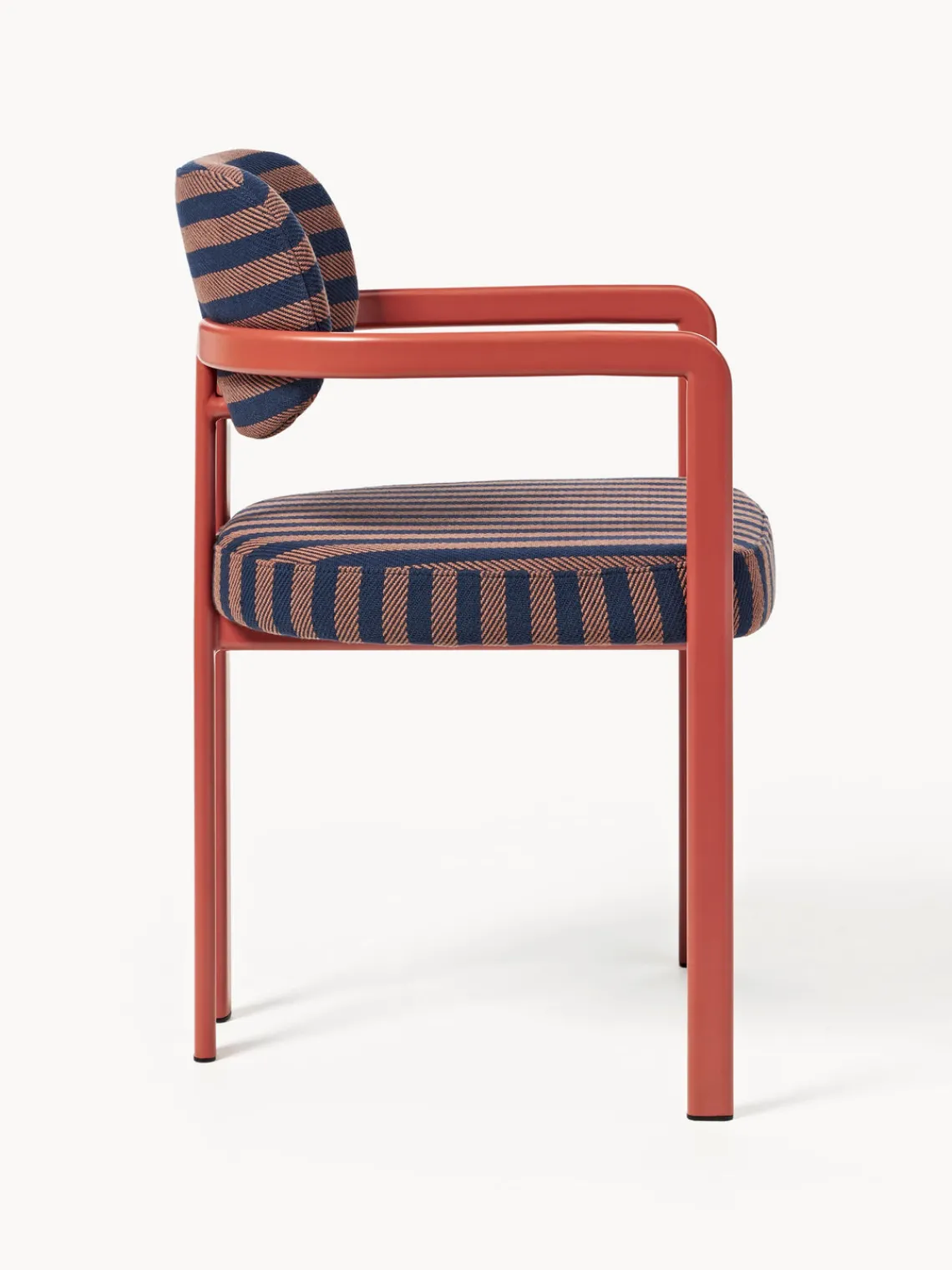 Sillas Con Reposabrazos|Sillas>Westwing Collection Silla con reposabrazos de diseño DEDAR Milano x Westwing Adrien Tejido de sarga, Voulez-Vous Tiramisu
