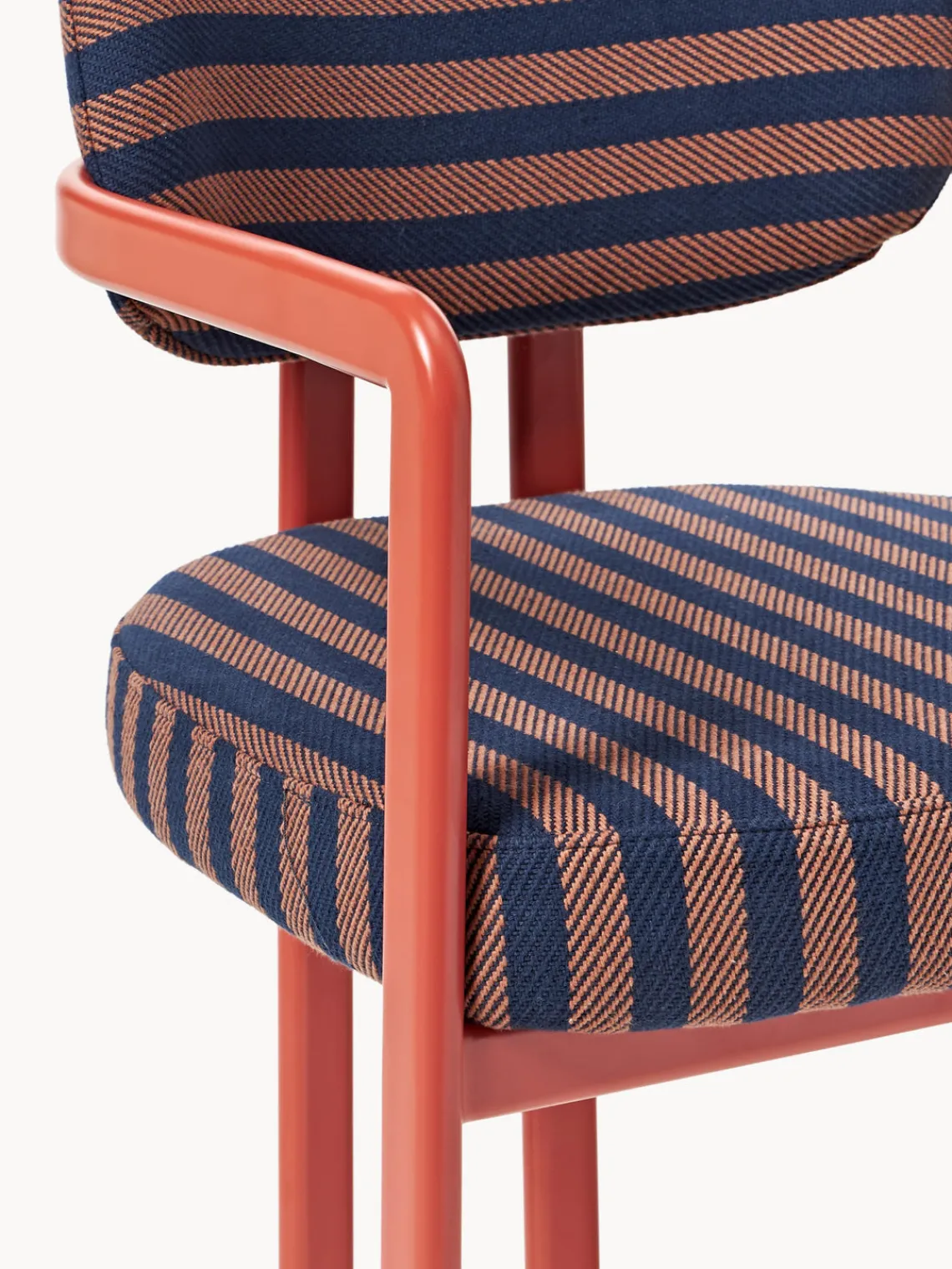 Sillas Con Reposabrazos|Sillas>Westwing Collection Silla con reposabrazos de diseño DEDAR Milano x Westwing Adrien Tejido de sarga, Voulez-Vous Tiramisu