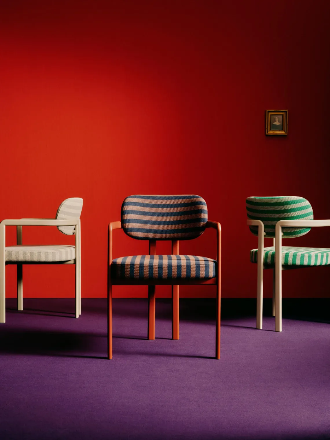 Sillas Con Reposabrazos|Sillas>Westwing Collection Silla con reposabrazos de diseño DEDAR Milano x Westwing Adrien Tejido de sarga, Voulez-Vous Tiramisu