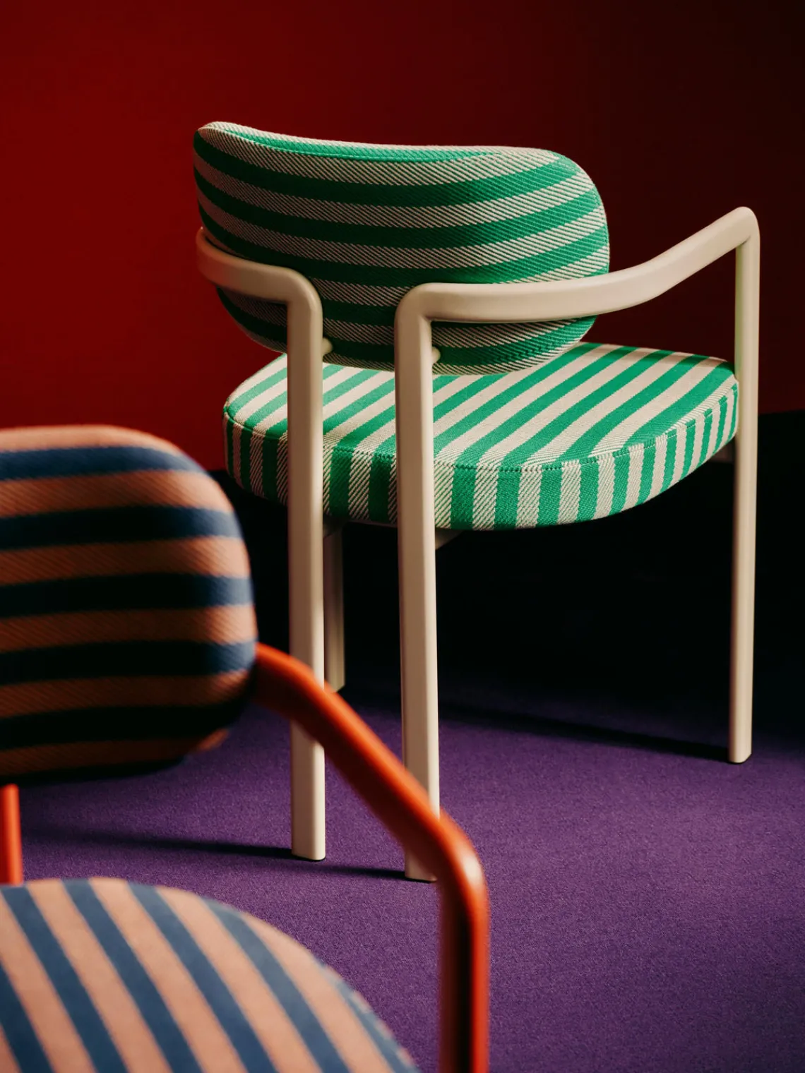 Sillas Con Reposabrazos|Sillas>Westwing Collection Silla con reposabrazos de diseño DEDAR Milano x Westwing Adrien Tejido de sarga, Voulez-Vous Tiramisu