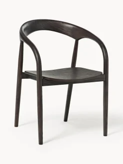 Sale Silla con reposabrazos de madera de fresno Camille Sillas De Madera|Sillas Con Reposabrazos