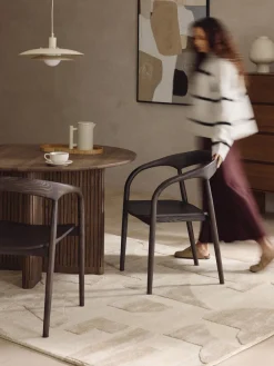 Sale Silla con reposabrazos de madera de fresno Camille Sillas De Madera|Sillas Con Reposabrazos