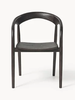 Sale Silla con reposabrazos de madera de fresno Camille Sillas De Madera|Sillas Con Reposabrazos