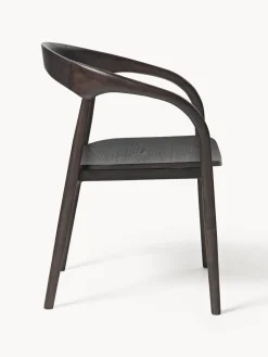 Sale Silla con reposabrazos de madera de fresno Camille Sillas De Madera|Sillas Con Reposabrazos