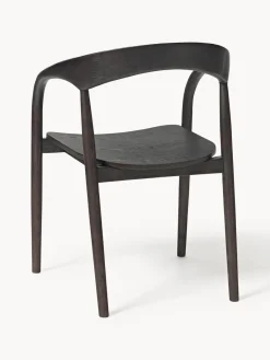 Sale Silla con reposabrazos de madera de fresno Camille Sillas De Madera|Sillas Con Reposabrazos