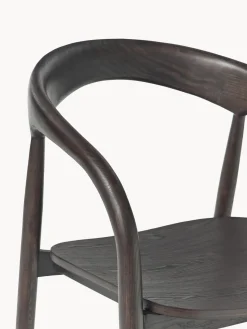 Sale Silla con reposabrazos de madera de fresno Camille Sillas De Madera|Sillas Con Reposabrazos