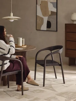 Sale Silla con reposabrazos de madera de fresno Camille Sillas De Madera|Sillas Con Reposabrazos
