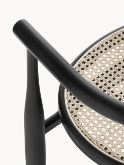 Silla con reposabrazos de madera de haya Bukowski Sillas De Madera|Sillas Con Reposabrazos