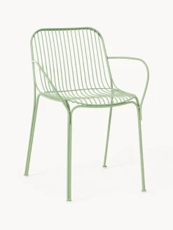 Sillas De Jardín|Sillas De Jardí­N>Kartell Silla con reposabrazos para exterior Hiray Verde salvia