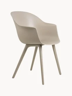 Sillas De Jardín|Sillas De Jardí­N>GUBI Silla con reposabrazos para exterior Beetle Beige claro, mate