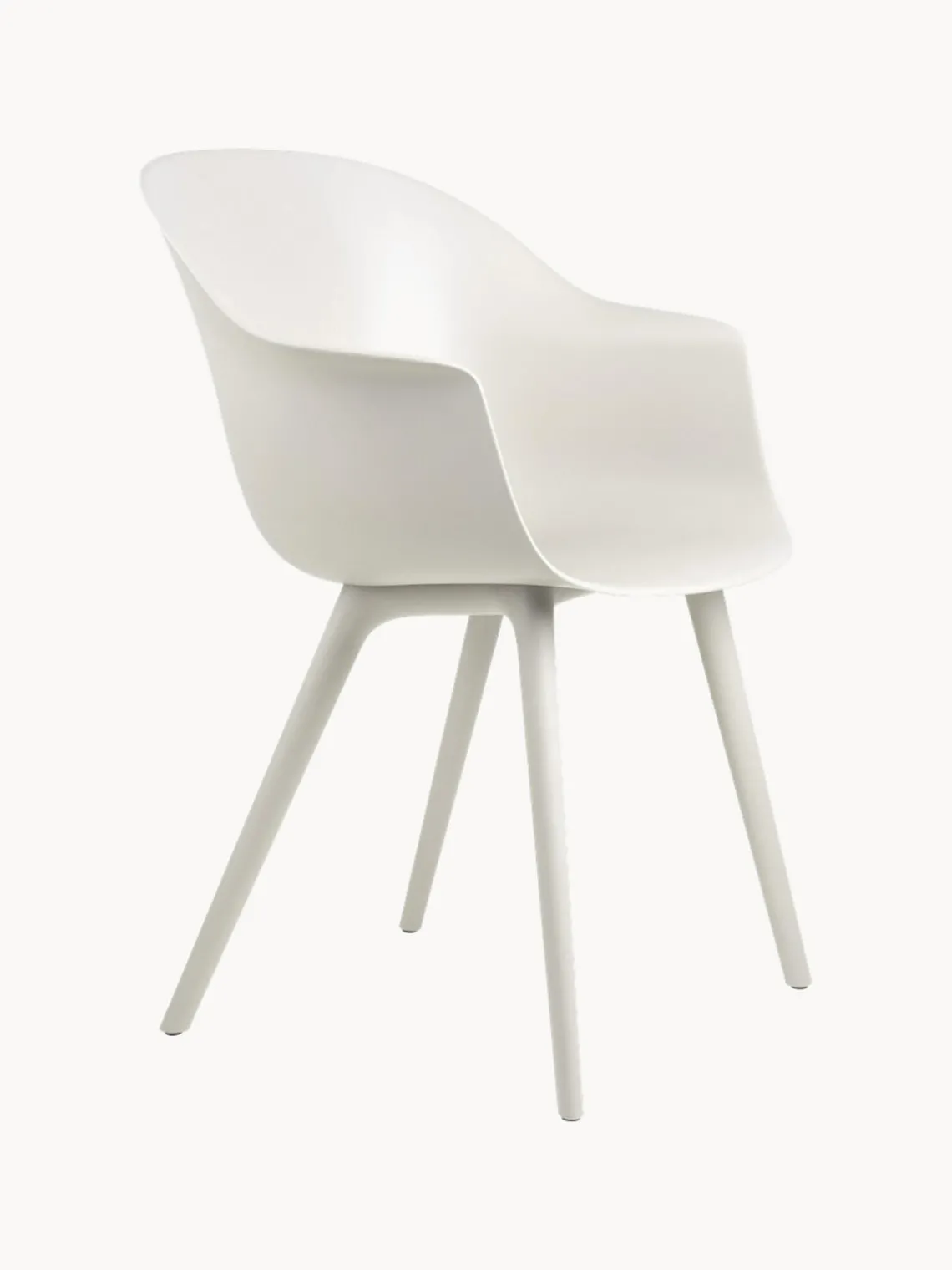 Sillas De Jardín|Sillas De JardíN>GUBI Silla con reposabrazos para exterior Beetle Blanco mate