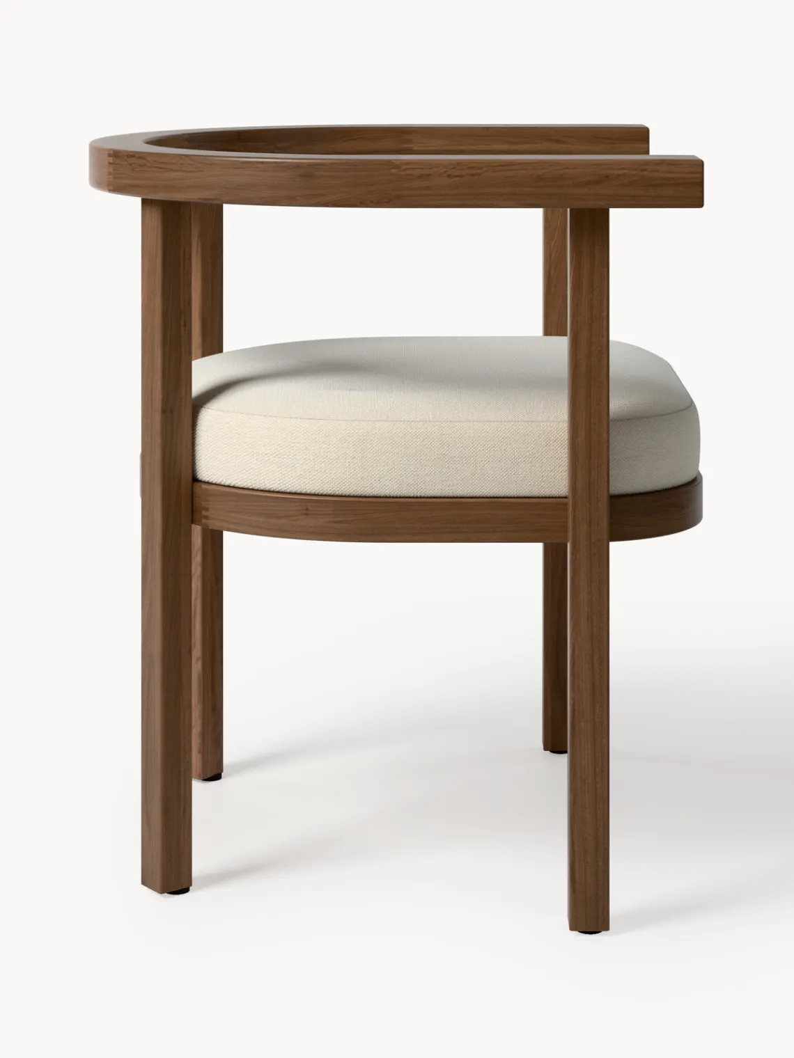 Sillas De Jardín|Sillas De JardíN>Westwing Collection Silla con reposabrazos para exterior de madera de acacia Matheus, con cojín