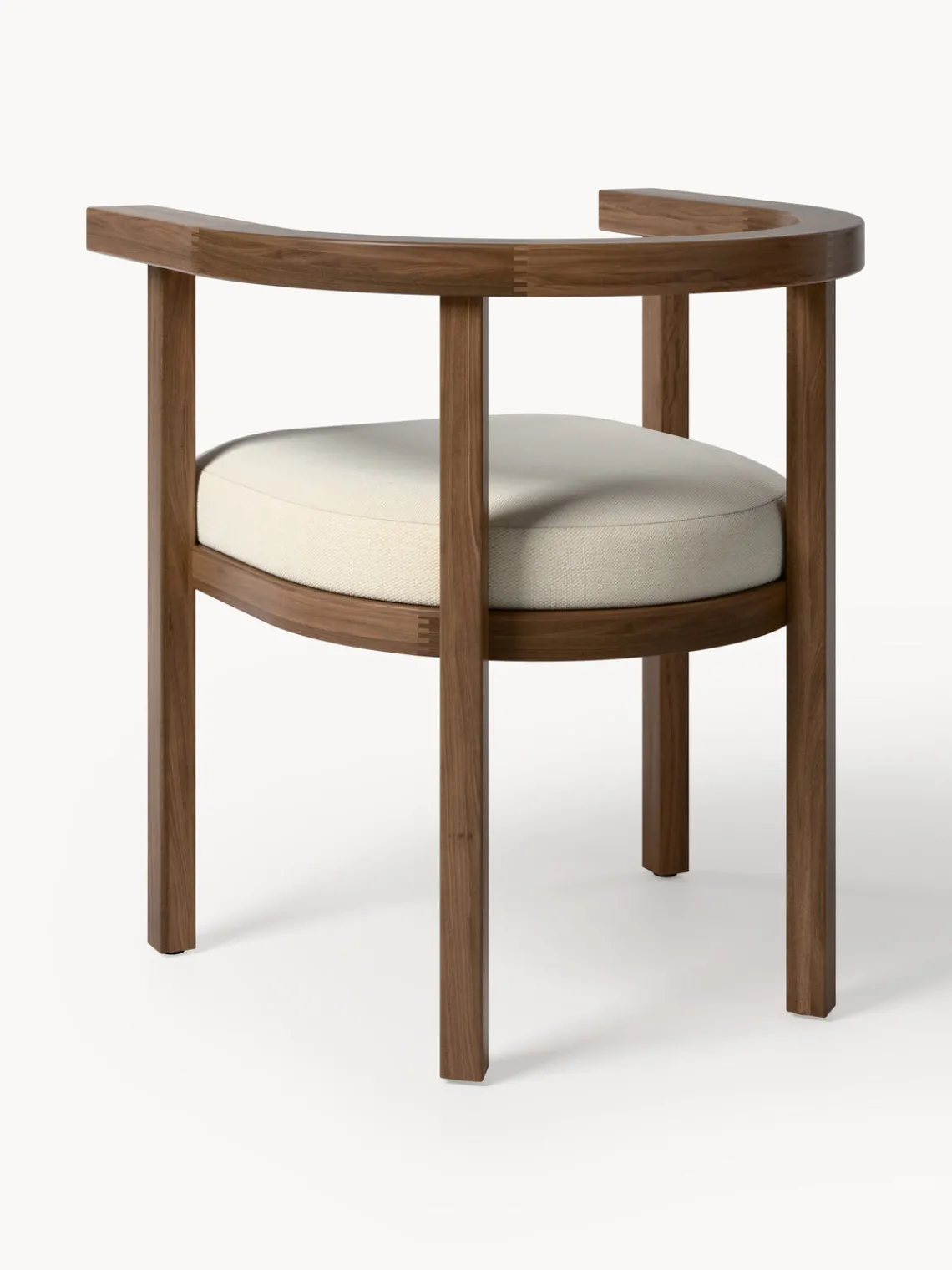 Sillas De Jardín|Sillas De JardíN>Westwing Collection Silla con reposabrazos para exterior de madera de acacia Matheus, con cojín